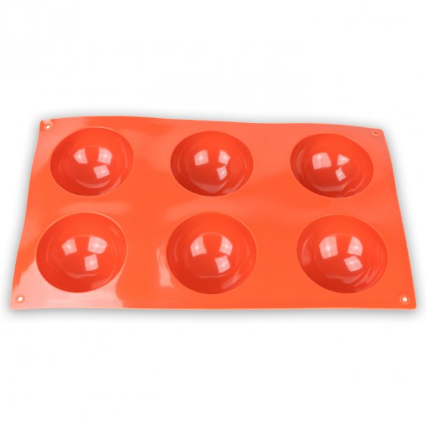 Silikonform - Halvkule �6,5 cm