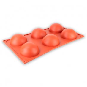 Silikonform - Halvkule �6,5 cm
