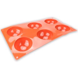 Silikonform - Halvkule �6,5 cm