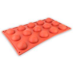 Silikonform - Halvkule 4 cm