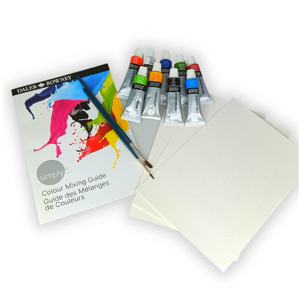 Simply Sett med vannfarger - yne