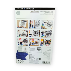 Simply Sett med ugjennomtrengelige vannfarger - katt