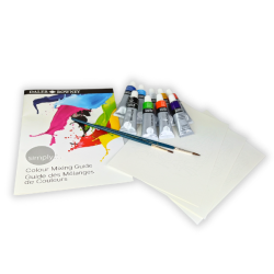 Simply Sett med ugjennomtrengelige vannfarger - katt