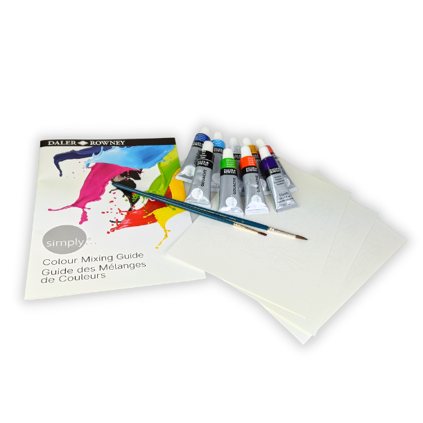 Simply Sett med ugjennomtrengelige vannfarger - katt