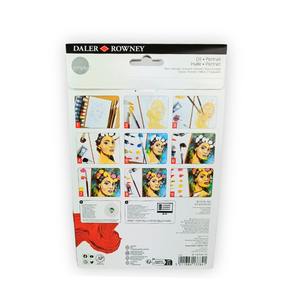 Simply Sett med oljemaling - portrett