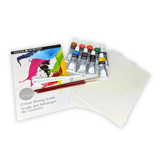 Simply Sett med oljemaling - portrett