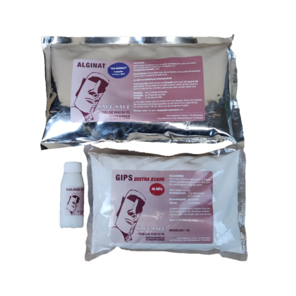 3D Abdruckset (Alginat +Gips) mit Colour Fix