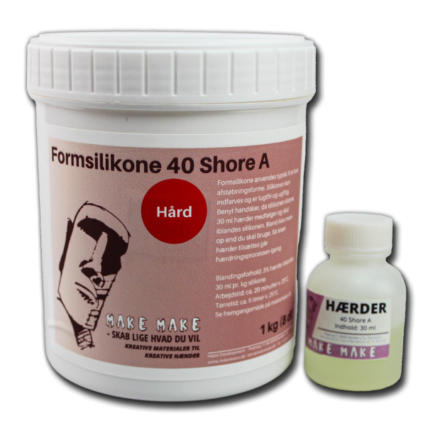 Formsilikone - Hrd (40 Shore A) 1 kg