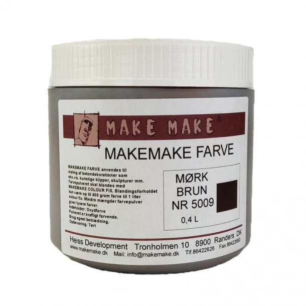 Mrkebrun Naturfarvepigment