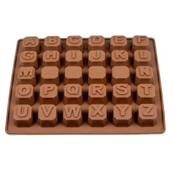 Silikoneform  Alfabetet (Knapper)
