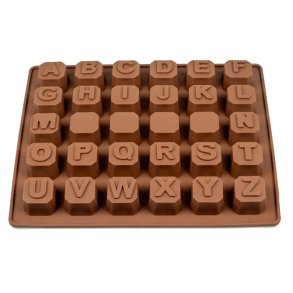 Silikonform - Das Alphabet (Tasten) 