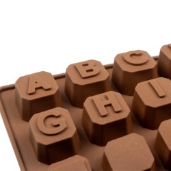 Silikoneform  Alfabetet (Knapper)