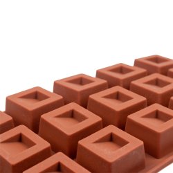 Silikonform  Firkanter med fordypning