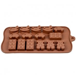 Silikonformen -  mit Spielzeug-Motiven 