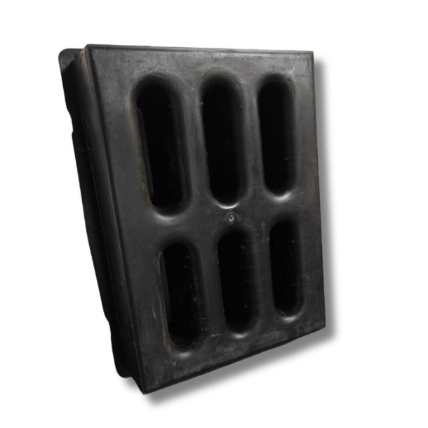 Stor stpeform med avlange hull