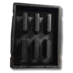 Stor stpeform med avlange hull